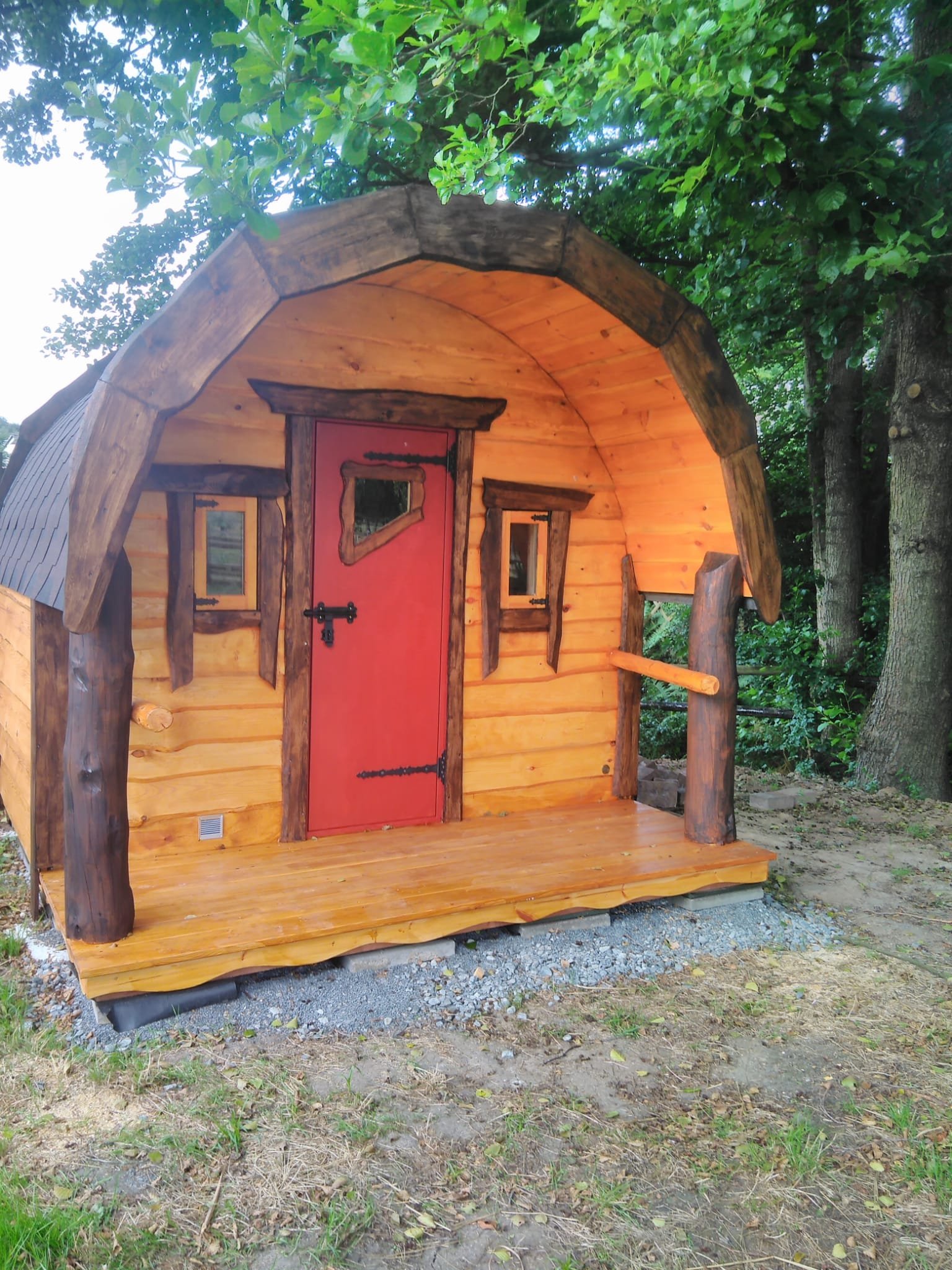 TimberTeam insulated hobbit-style tiny house